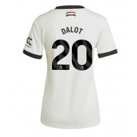 Manchester United Diogo Dalot #20 Rezervni Dres za Ženska 2024-25 Kratak Rukav